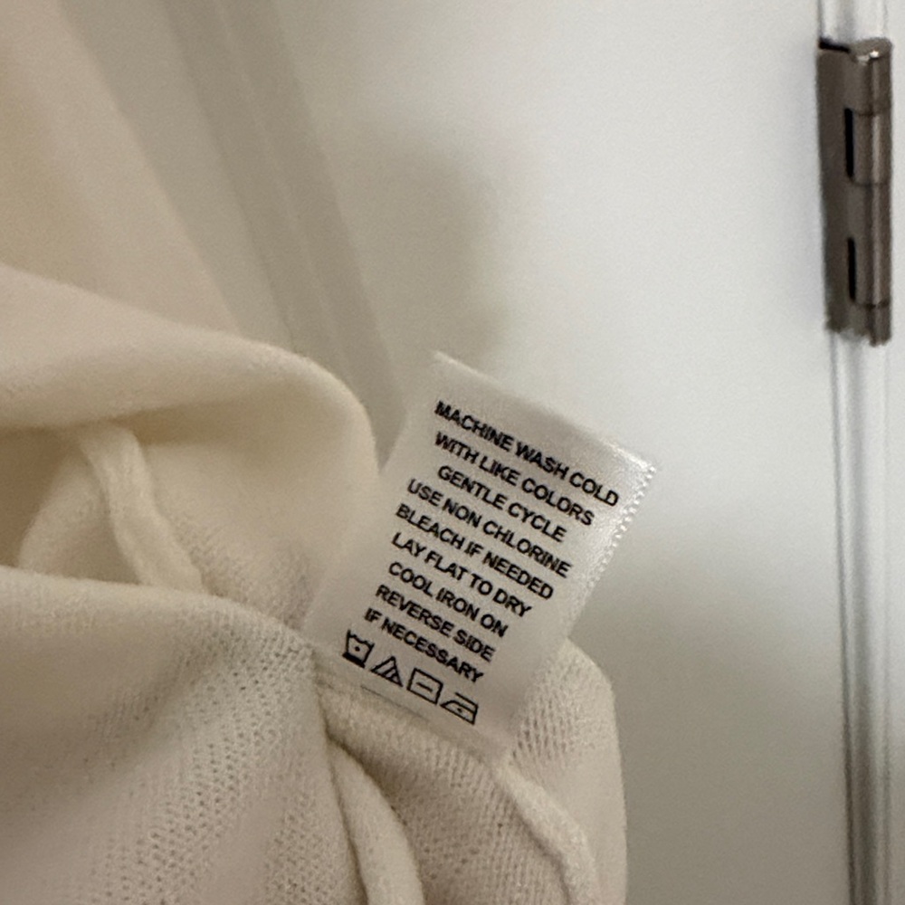 Off-White Open-Front Rib-Trim Sweater Cardigan - Picture 4 of 6